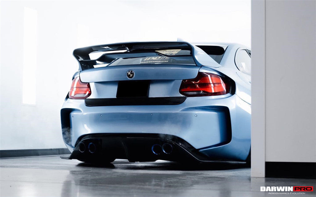 2014-2021 BMW 2 Series    M2 F22 F87 VR Style Trunk Spoiler - DarwinPRO Aerodynamics
