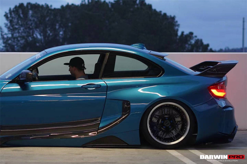 2014-2021 BMW 2 Series    M2 F22 F87 VR Style Trunk Spoiler - DarwinPRO Aerodynamics