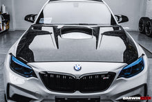 Load image into Gallery viewer, DarwinPRO 2014-2021 BMW M2    M2C 2-SERIES F22    F23    F87 IMP Performance Part Carbon Fiber Hood - DarwinPRO Aerodynamics