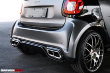 Load image into Gallery viewer, 2016-2020 Smart Fortwo 453 BKSS Style Partial Carbon Fiber Rear Bumper
