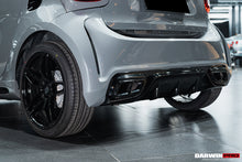 Load image into Gallery viewer, 2016-2020 Smart Fortwo 453 BKSS Style Partial Carbon Fiber Rear Bumper