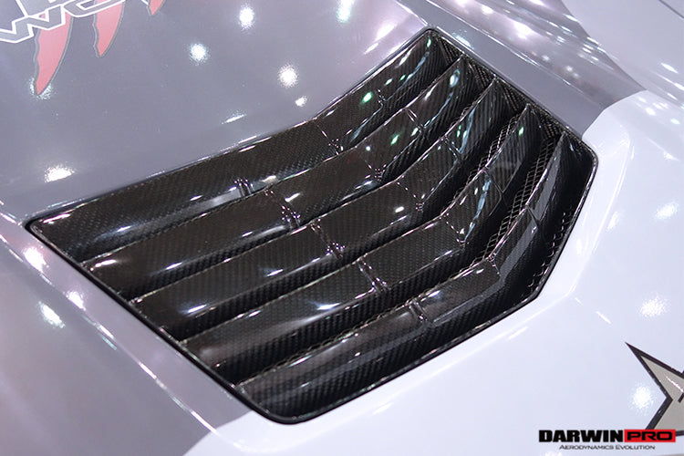 2013-2017 Corvette C7 Z51 Carbon Fiber Hood Scoope Vents