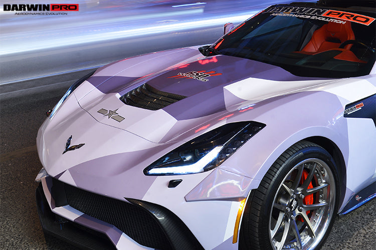 2013-2017 Corvette C7 Z51 Carbon Fiber Hood Scoope Vents