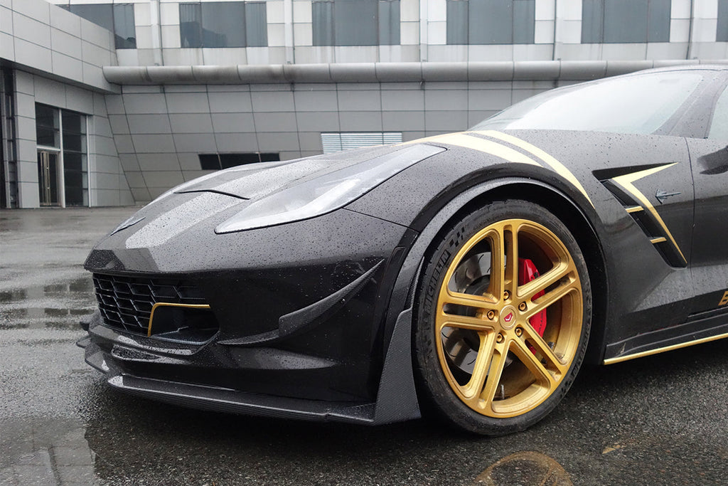 2013-2019 Corvette C7 Z51 Z06 Grandsport Carbon Fiber Fender Flares