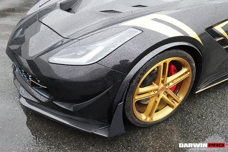 2013-2019 Corvette C7 Z51 Z06 Grandsport Carbon Fiber Fender Flares