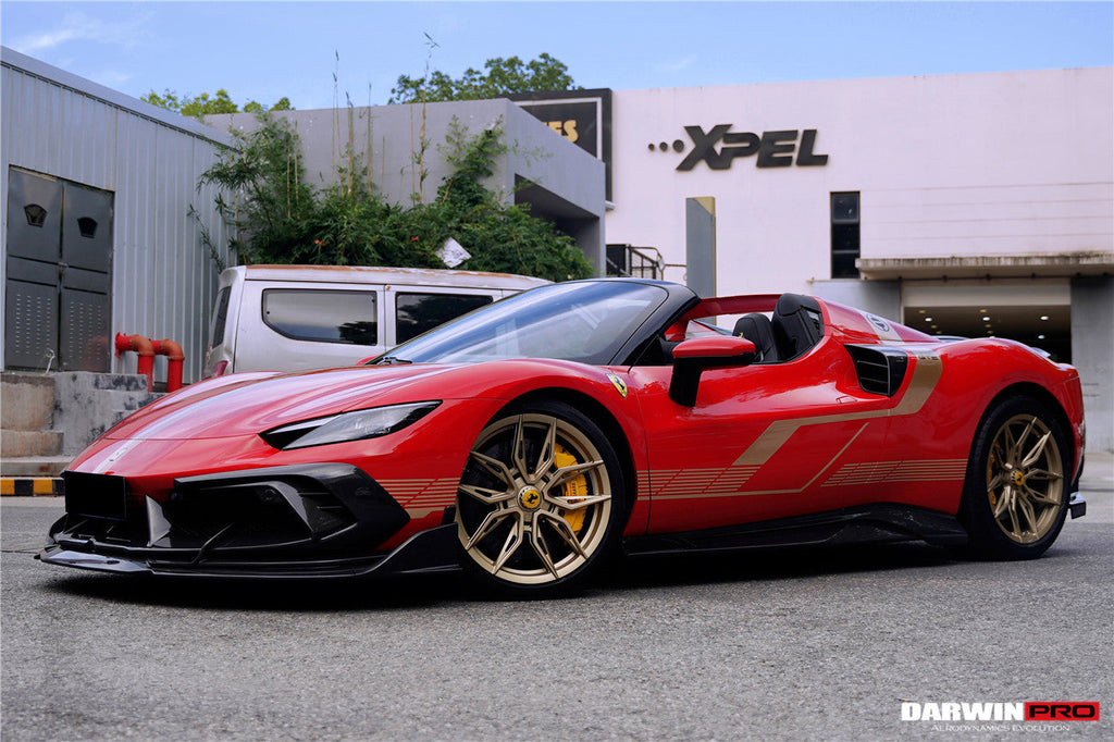 DarwinPRO 2022-2025 Ferrari 296 GTB & GTS Type F171 iMP Style Carbon Fiber Side Skirts