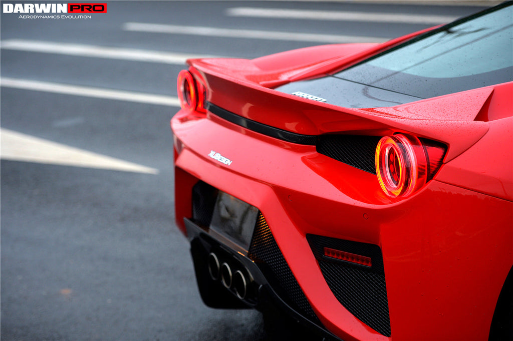 DarwinPRO 2010-2015 Ferrari 458 Coupe BKSS Style Partial Carbon Fiber Full Body Kit - DarwinPRO Aerodynamics