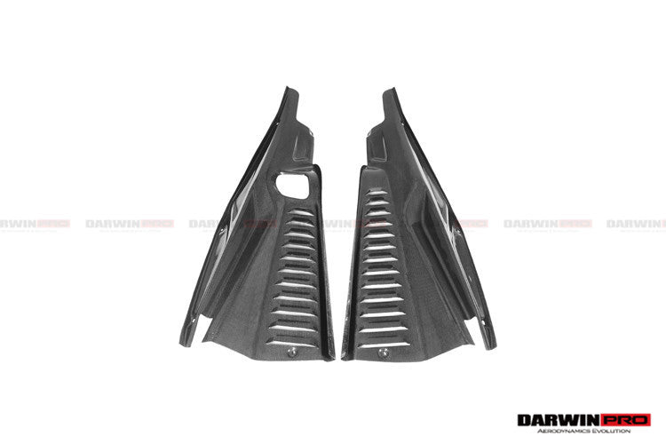 2010-2015 Ferrari 458 Coupe  Speciale Dry Carbon Fiber Engine Bay Panels - DarwinPRO Aerodynamics