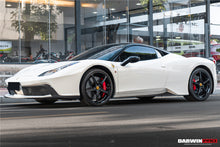Load image into Gallery viewer, DarwinPRO 2010-2015 Ferrari 458 Coupe  Spider BKSS Style Carbon Fiber Hood and Partial Carbon Fiber Front bumper - DarwinPRO Aerodynamics