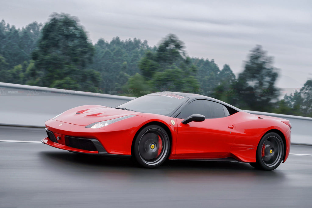 DarwinPRO 2010-2015 Ferrari 458 Coupe Spider BKSS Style Side Skirts - DarwinPRO Aerodynamics