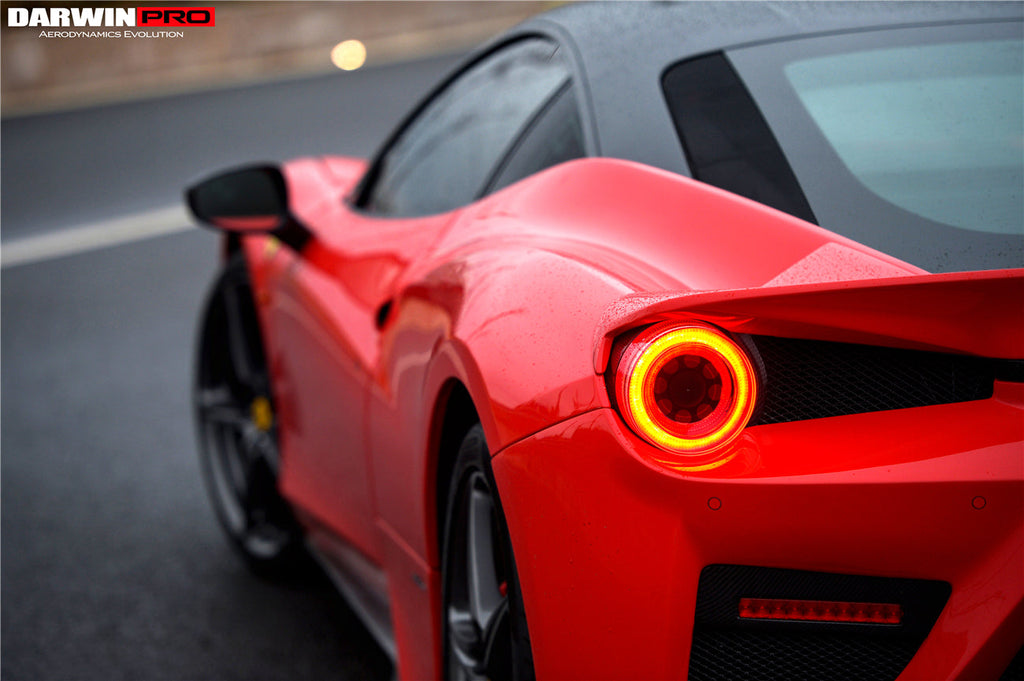 DarwinPRO 2010-2015 Ferrari 458 Coupe BKSS Style Partial Carbon Fiber Full Body Kit - DarwinPRO Aerodynamics