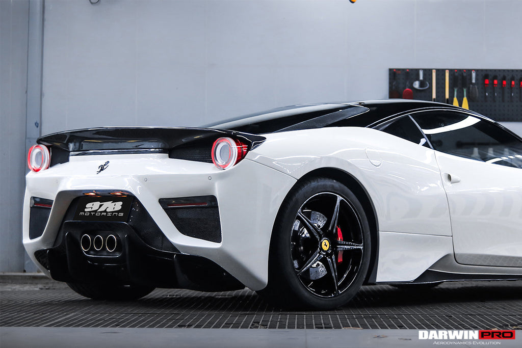DarwinPRO 2010-2015 Ferrari 458 Coupe  Spider BKSS Style Tail Light Cover