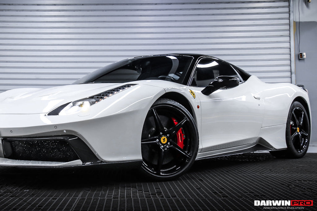 DarwinPRO 2010-2015 Ferrari 458 Coupe Spider BKSS Style Side Skirts - DarwinPRO Aerodynamics