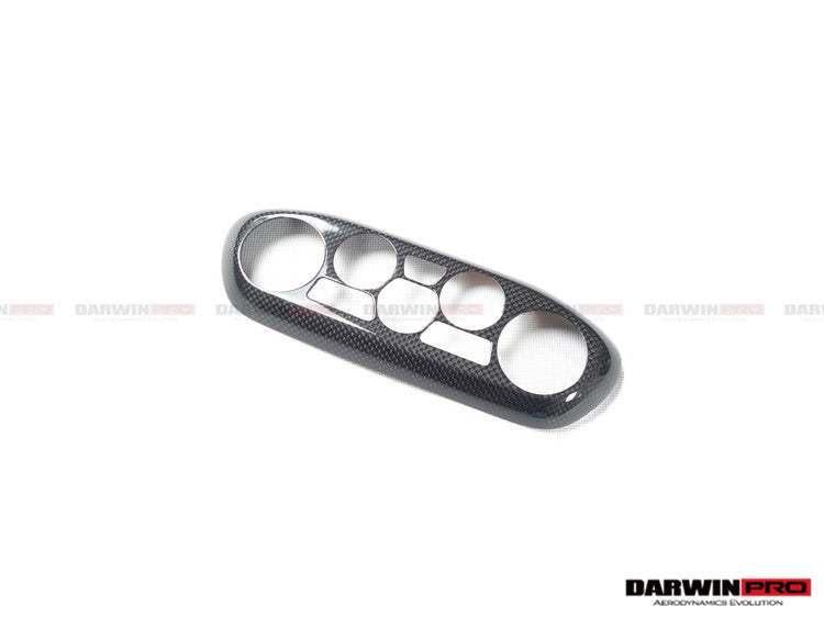 2010-2015 Ferrari 458 Coupe Spider  Speciale Dry Carbon Fiber AC Control Panel Cover - DarwinPRO Aerodynamics