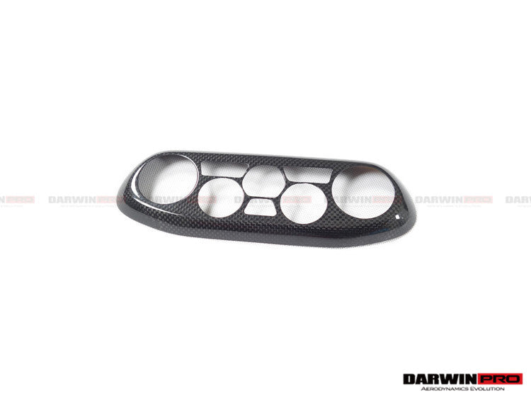 2010-2015 Ferrari 458 Coupe Spider  Speciale Dry Carbon Fiber AC Control Panel Cover - DarwinPRO Aerodynamics