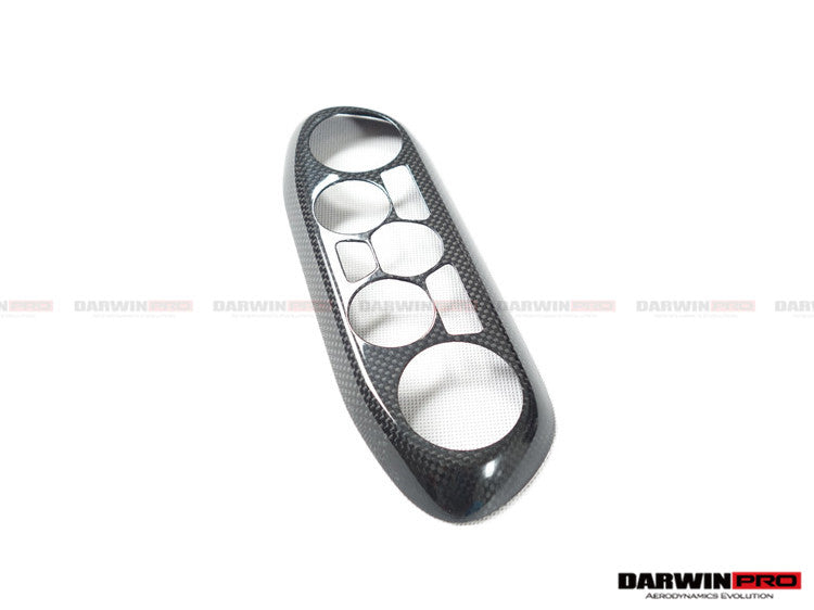 2010-2015 Ferrari 458 Coupe Spider  Speciale Dry Carbon Fiber AC Control Panel Cover - DarwinPRO Aerodynamics