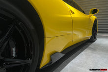 Load image into Gallery viewer, 2010-2015 Ferrari 458 Coupe    Spider Speciale Style Carbon Fiber Side Skirts Canards - DarwinPRO Aerodynamics