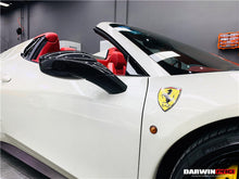 Load image into Gallery viewer, 2010-2015 Ferrari 458 Coupe Spider Speciale Dry Carbon Fiber Mirror Housing Repalcement - DarwinPRO Aerodynamics
