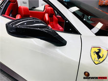 Load image into Gallery viewer, 2010-2015 Ferrari 458 Coupe Spider Speciale Dry Carbon Fiber Mirror Housing Repalcement - DarwinPRO Aerodynamics