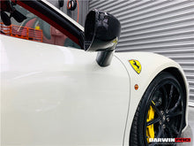 Load image into Gallery viewer, 2010-2015 Ferrari 458 Coupe Spider Speciale Dry Carbon Fiber Mirror Housing Repalcement - DarwinPRO Aerodynamics