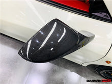 Load image into Gallery viewer, 2010-2015 Ferrari 458 Coupe Spider Speciale Dry Carbon Fiber Mirror Housing Repalcement - DarwinPRO Aerodynamics