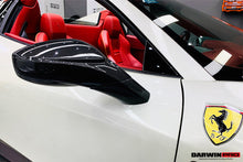 Load image into Gallery viewer, 2010-2015 Ferrari 458 Coupe Spider Speciale Dry Carbon Fiber Mirror Housing Repalcement - DarwinPRO Aerodynamics