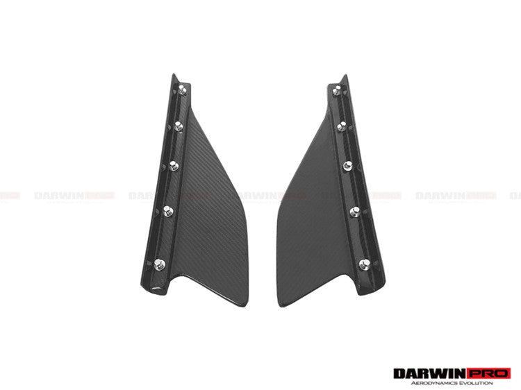 2013-2015 Ferrari 458 Speciale Carbon Fiber Side Skirt Canards - DarwinPRO Aerodynamics