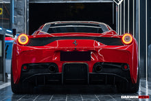 Load image into Gallery viewer, DarwinPRO 2013-2015 Ferrari 458 Speciale Rear Bumper with Diffuser with Lights - DarwinPRO Aerodynamics