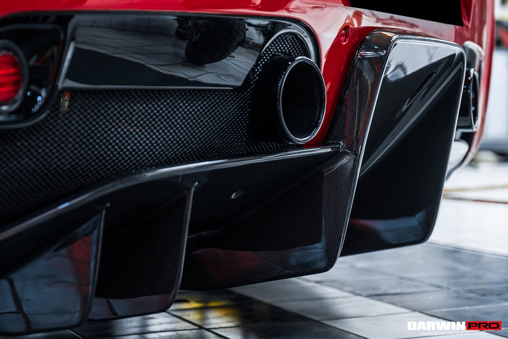 DarwinPRO 2013-2015 Ferrari 458 Speciale Carbon Fiber Rear Diffuser - DarwinPRO Aerodynamics