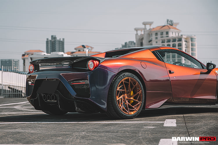 DarwinPRO 2010-2015 Ferrari 458 Coupe Spider BKSS Style Side Skirts - DarwinPRO Aerodynamics