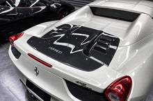 Load image into Gallery viewer, 2011-2015 Ferrari 458 Spider Carbon Fiber Engine Hood Replacement
