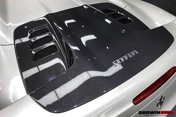 2011-2015 Ferrari 458 Spider Carbon Fiber Engine Hood Replacement