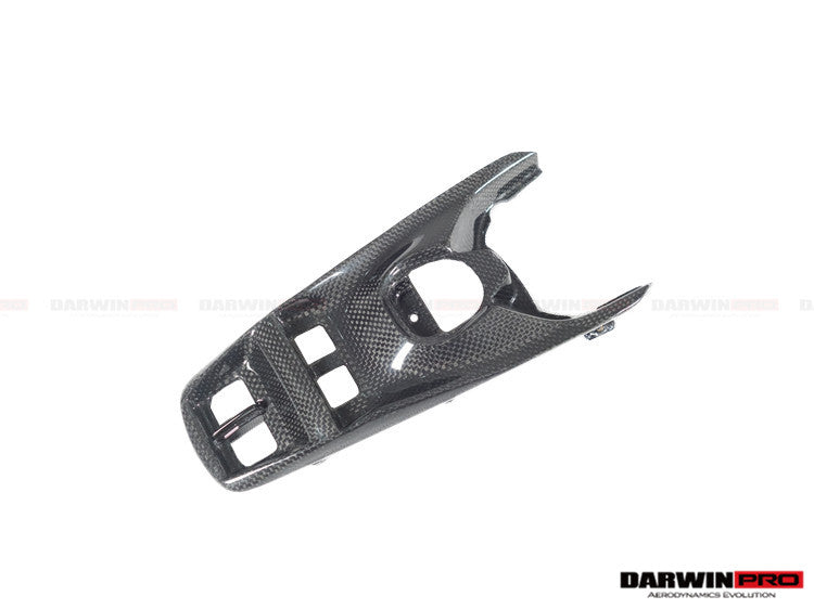 2015-2020 Ferrari 488 GTB & Spider Dry Carbon Fiber Bridge Support & Windows Switches Panel - DarwinPRO Aerodynamics