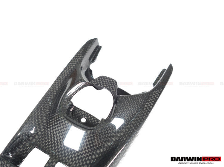 2015-2020 Ferrari 488 GTB & Spider Dry Carbon Fiber Bridge Support & Windows Switches Panel - DarwinPRO Aerodynamics