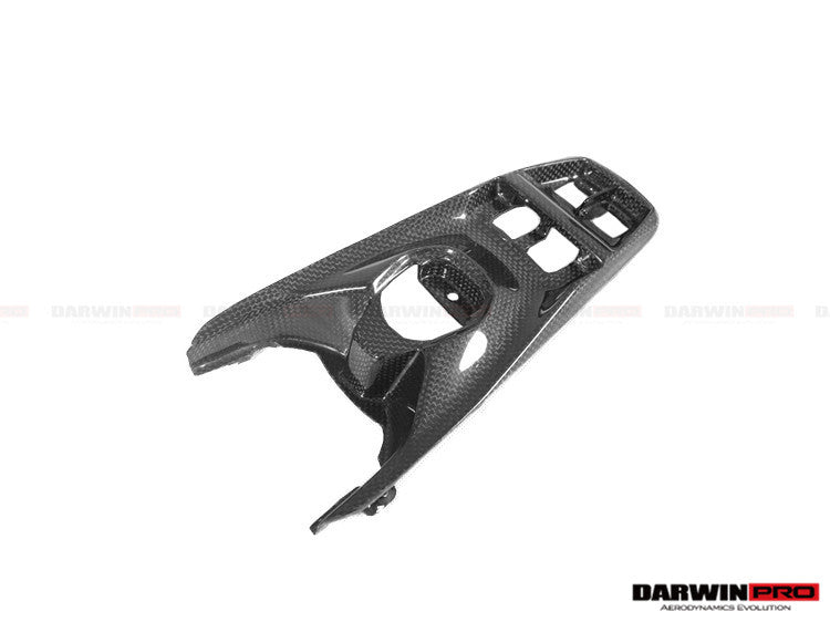 2015-2020 Ferrari 488 GTB & Spider Dry Carbon Fiber Bridge Support & Windows Switches Panel - DarwinPRO Aerodynamics