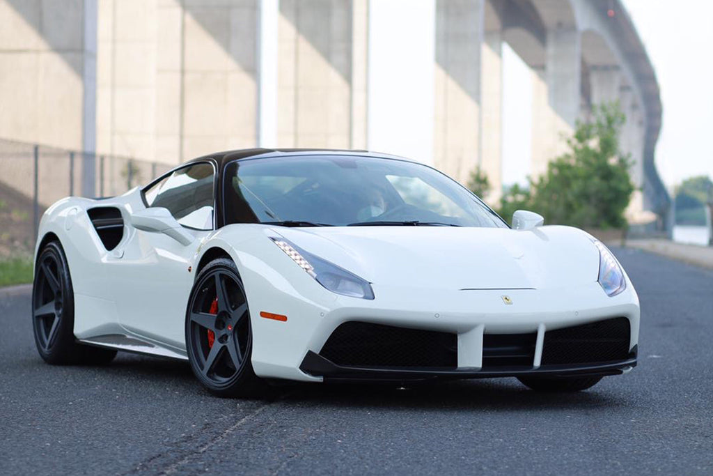 DarwinPRO 2015-2020 Ferrari 488 GTB & Spider Carbon Fiber Front Lip - DarwinPRO Aerodynamics
