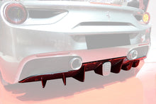 Load image into Gallery viewer, 2015-2020 Ferrari 488 GTB &amp; Spider Carbon Fiber Rear Diffuser