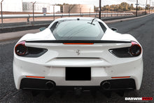 Load image into Gallery viewer, 2015-2020 Ferrari 488 GTB Spyder Dry Carbon Fiber Rear Light Satellite Covers - DarwinPRO Aerodynamics