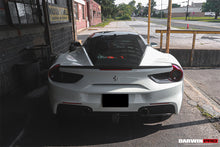 Load image into Gallery viewer, 2015-2020 Ferrari 488 GTB Spyder Dry Carbon Fiber Rear Light Satellite Covers - DarwinPRO Aerodynamics