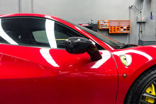 Load image into Gallery viewer, 2015-2020 Ferrari 488 GTB &amp; Spider Carbon Fiber Mirror House &amp; Base Replacement