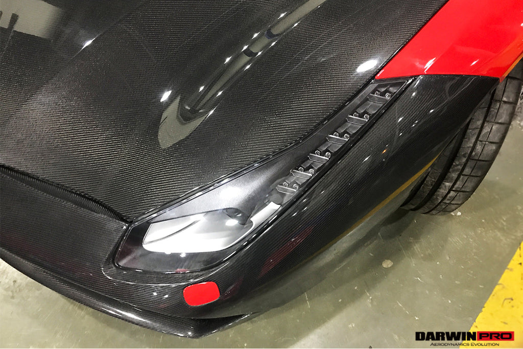 2015-2020 Ferrari 488 GTB & Spider Carbon Fiber Hood - DarwinPRO Aerodynamics