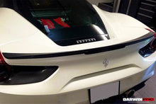 Load image into Gallery viewer, 2015-2020 Ferrari 488 GTB BKSS Style Carbon Fiber Trunk Spoiler - DarwinPRO Aerodynamics