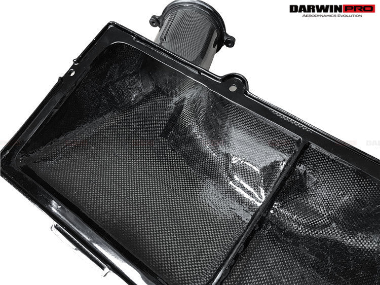 2015-2022 Ferrari F8 & 488 GTB & Spyder Dry Carbon Fiber Airbox - DarwinPRO Aerodynamics