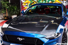 Load image into Gallery viewer, 2018-2023 Ford Mustang Carbon Fiber Hood