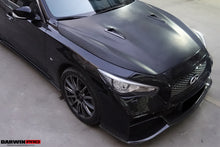 Load image into Gallery viewer, Darwinpro 2014-2022 Infiniti Q50 Sedan EAU ROUGE Style Hood