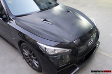 Load image into Gallery viewer, Darwinpro 2014-2022 Infiniti Q50 Sedan EAU ROUGE Style Hood
