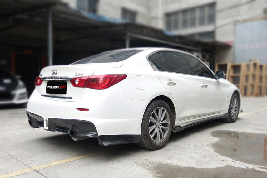 2014-2017 Infiniti Q50 Sedan EAU ROUGE Style Rear Bumper