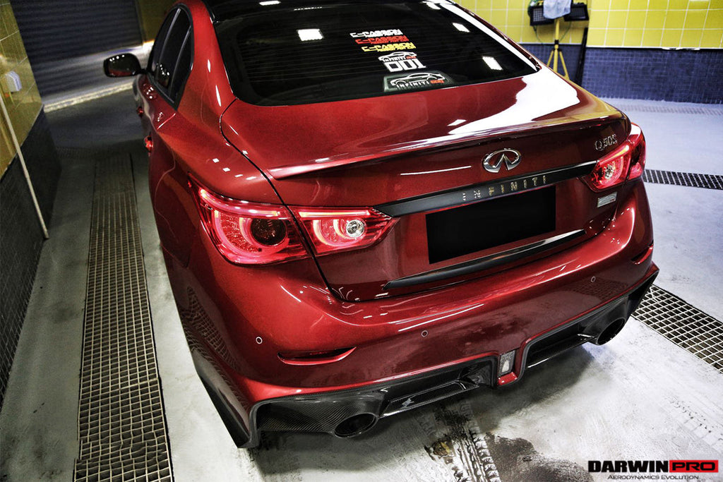 2014-2017 Infiniti Q50 Sedan EAU ROUGE Style Rear Bumper