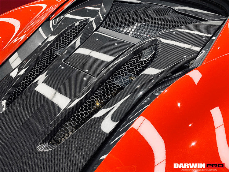 2015-2020 McLaren 540c 570s Coupe Autoclave Carbon Fiber Rear Engine Trunk Replacement - DarwinPRO Aerodynamics
