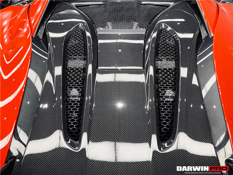 2015-2020 McLaren 540c 570s Coupe Autoclave Carbon Fiber Rear Engine Trunk Replacement - DarwinPRO Aerodynamics